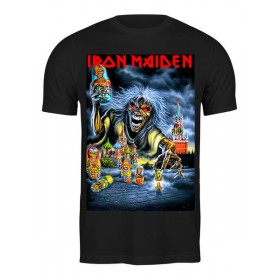 Мужская футболка с принтом Iron Maiden Band в Ульяновске,  |  | 