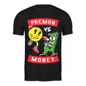 Мужская футболка с принтом Pacman x Money в Ульяновске,  |  | 