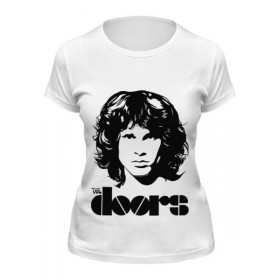 Женская футболка с принтом The doors (Дорс) в Ульяновске,  |  | 