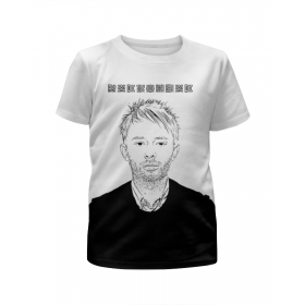 Футболка с полной запечаткой для мальчиков с принтом Radiohead Thom Yorke T-Shirt в Ульяновске,  |  | Тематика изображения на принте: 