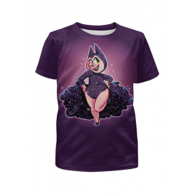 full_print_girl_tee с принтом Свинка Розита из Зверопой в Ульяновске,  |  | 