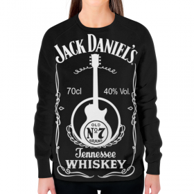 full_print_woman_sweatshirt с принтом Jack Daniels в Ульяновске,  |  | 