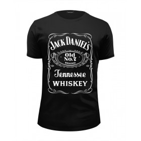 tee с принтом Jack Daniels в Ульяновске, Белый, черный, серый меланж, голубой: 100% хлопок, плотность 160 гр. Остальные цвета: 92% хлопок, 8% лайкра, плотность 170-180гр. |  | 