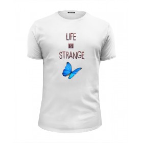 tee с принтом Life Is Strange в Ульяновске, Белый, черный, серый меланж, голубой: 100% хлопок, плотность 160 гр. Остальные цвета: 92% хлопок, 8% лайкра, плотность 170-180гр. |  | Тематика изображения на принте: 