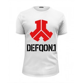 tee с принтом Defqon 1 Maximum Force Minimal в Ульяновске, Белый, черный, серый меланж, голубой: 100% хлопок, плотность 160 гр. Остальные цвета: 92% хлопок, 8% лайкра, плотность 170-180гр. |  | 